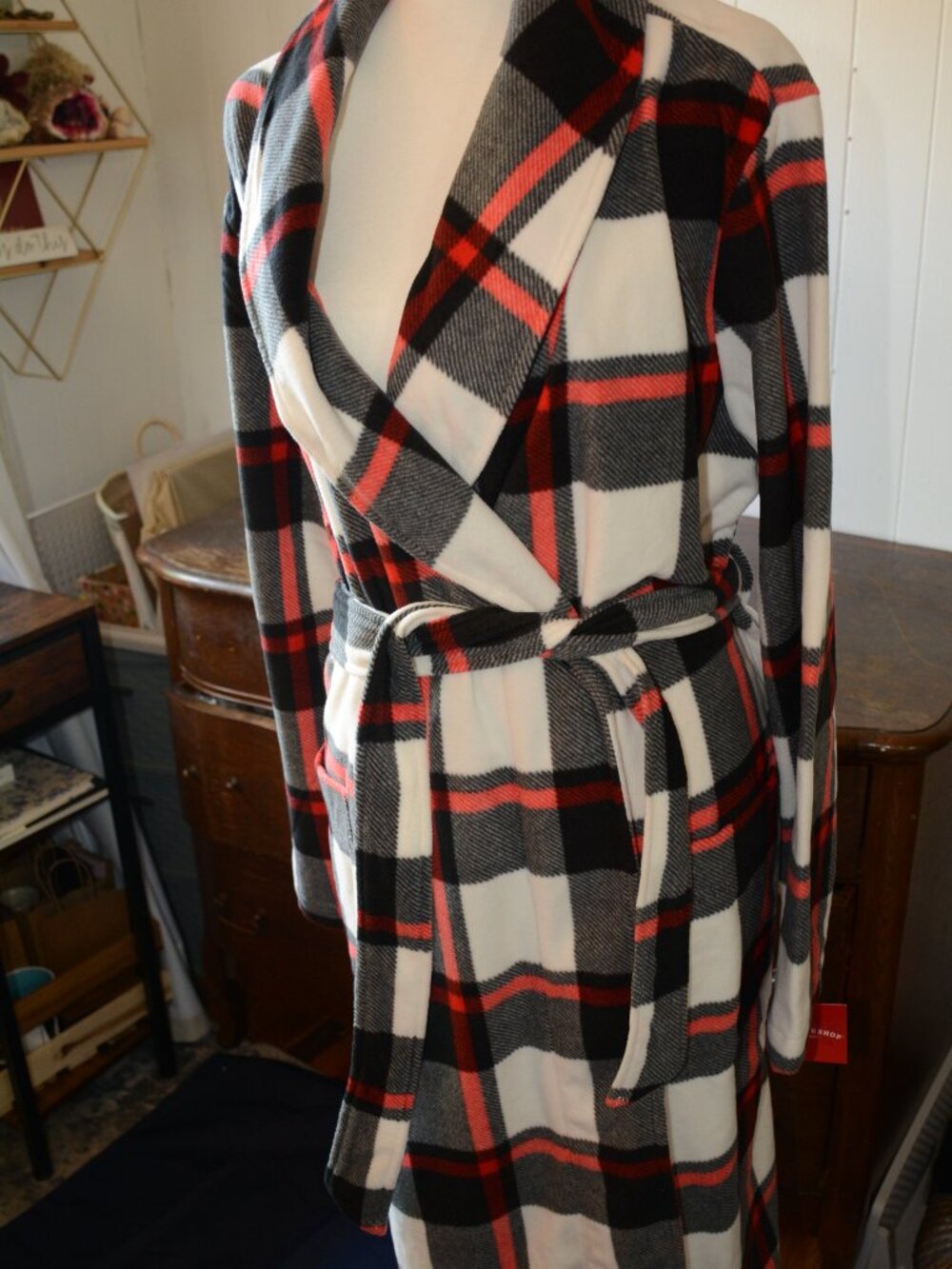 Wondershop plaid Soft robe Size Large